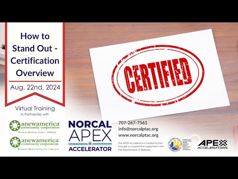 How to Stand Out - Certification Overview