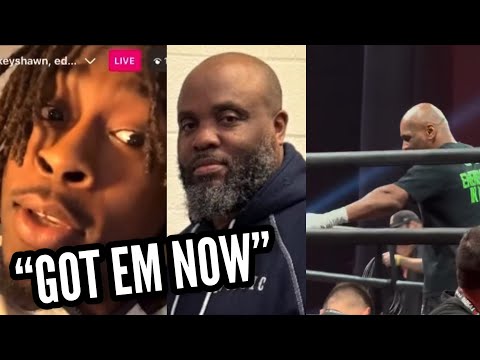 KEYSHAWN DAVIS EXPOSED BY COACH KENNY PROMISED 2024 CRUZ FIGHT | MIKE TYSON SEEN GASSED OUT AT 58