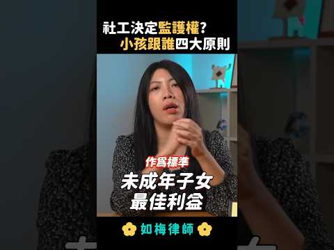 離婚未成子女監護權，法官判決標準？#訴請離婚 #離婚訴訟 #監護權 #扶養費  #夫妻剩餘財產分配 #法律 #律師 #如梅律師