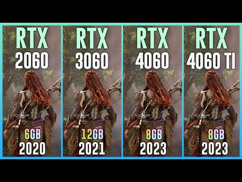 RTX 2060 VS RTX 3060 VS RTX 4060 VS RTX 4060 TI - Test in 20 Games