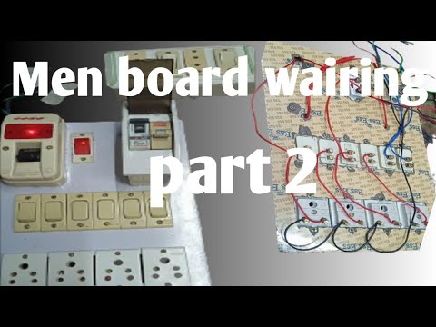 men switch board connection/men switch board kaise banaye/how to men switch board connection part 2