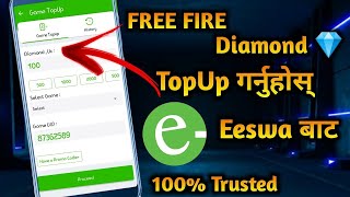 How To Top Up Free Fire Diamond With esewa In Nepal | Diamond top up with esewa