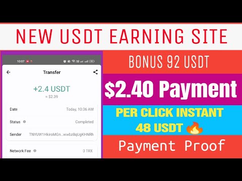 Per Task $2.40 🔥Free 92 USDT | New Income Site Today 2023 | USD Investment Site | Usdt Mining App