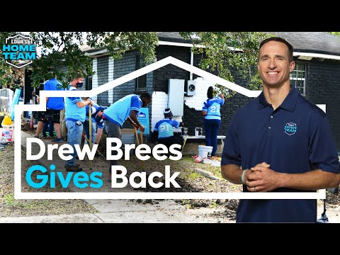 Giving Back to New Orleans with Drew Brees and the Lowe's Home Team | Lowe's x NFL