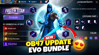 Ob47 Update New Evo Bundle 🥳🤯 | Free Fire New Event | Ff New Event | Upcoming Event In Free Fire