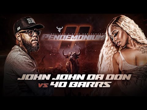 JOHN JOHN DA DON vs 40 BARRS rap battle | BULLPEN BATTLE LEAGUE