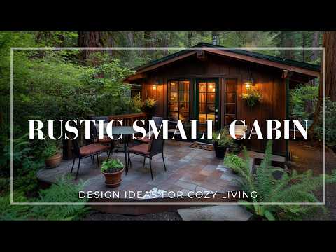 Rustic Elegance: Small Cabin Design Ideas for Cozy Living!