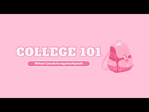 What I pack in my backpack as a college sophomore | school supplies, advice, & tips