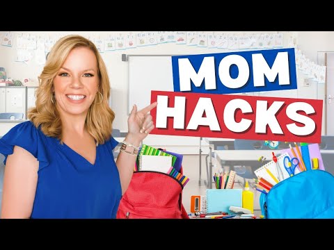 Get Organized for Back-To-School!! Awesome & Easy Mom Hacks