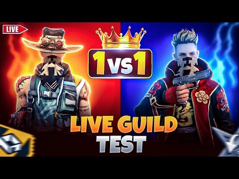 Malik FF 🎮🎙live stream💜💓Guild Test💰unlimited custom and reedem code 🎖🏆#freefirelive#gyangaming