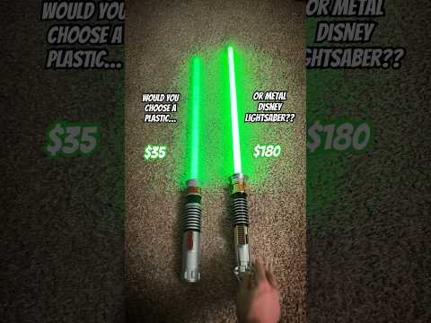 Plastic or Metal Disney Lightsaber? #starwars