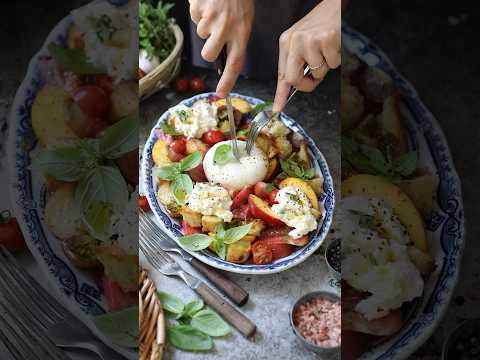 Summer Salad with Fresh Burrata😋