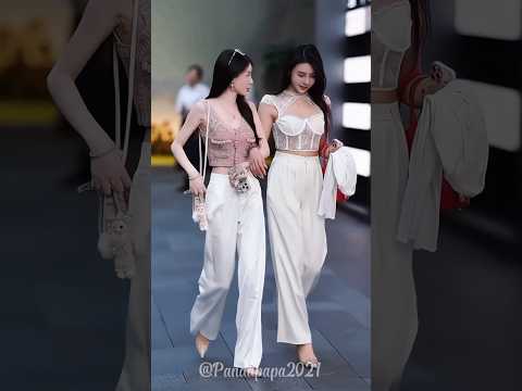 Chinese Street Fashion Couple Ootd Girls Fashion Style #shorts #douyin