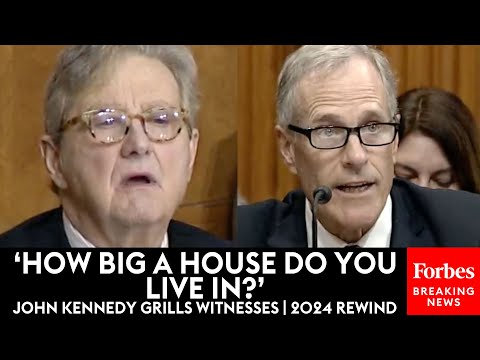 MUST WATCH: John Kennedy Does Not Hold Back Interrogating Witnesses In Senate Hearing | 2024 Rewind