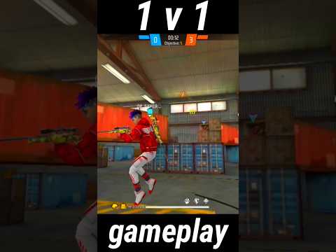 power of my over confidence😱1v1 gameplay#freefire #viral #shorts