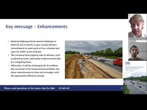 Annual Assessment of National Highways performance 2021-22 launch event