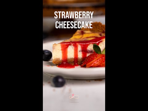 Delicious Cheesecake Recipe With Fresh Strawberries Straight From The Farm🍓|| Infinity Platter 2022