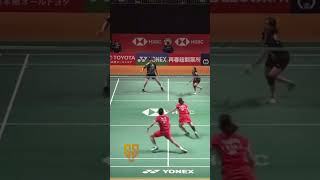 SEO Seung Jae/CHAE Yu Jung vs ZHENG Si Wei/HUANG Yaqiong | XD-SF | KUMAMOTO MASTERS 2023 #shorts