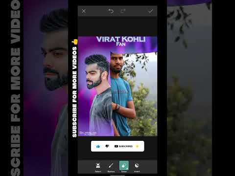 30 sec me background change photo editing in PicsArt #editingshorts #editingtutorial #photoediting