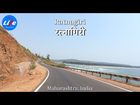 Driving Ratnagiri - Coastal Road Scenic Drive 4K HDR - Ganpatipule to Ratnadurg Fort