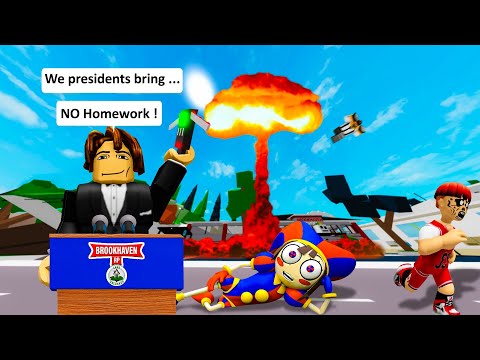 POMNI vs FELIX 2 🤡  | ROBLOX Brookhaven 🏡RP FUNNY MOMENTS