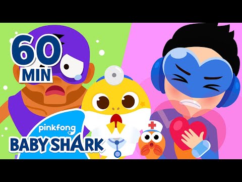 [BEST] Baby Shark Doctor Meets Superheros at the Hospital! | +Compilation | Baby Shark Official