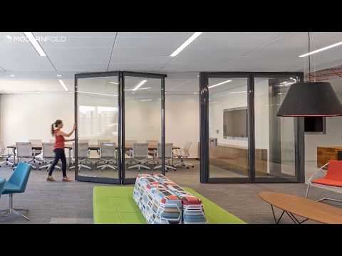 Modernfold Acousti-Clear Movable Glass Wall System