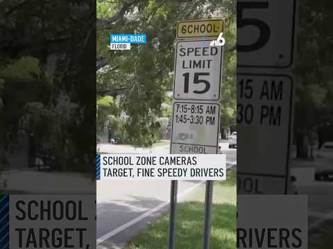 School zone cameras target, fine speedy drivers