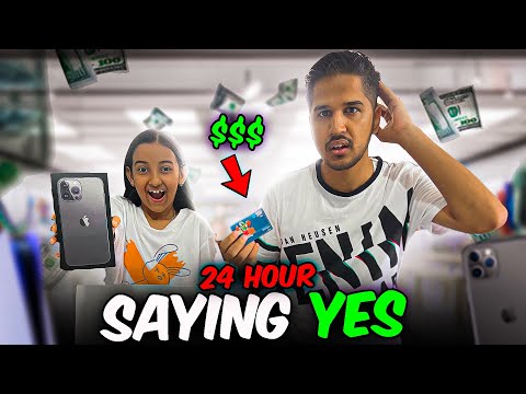 Saying Yes To My Sister 😲 For 24 Hours !!