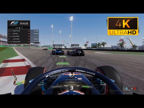 F2 23 | Dennis Hauger - Mp Motorsport | GRAND PRIX [4K UHD] [Binzera Gameplays]