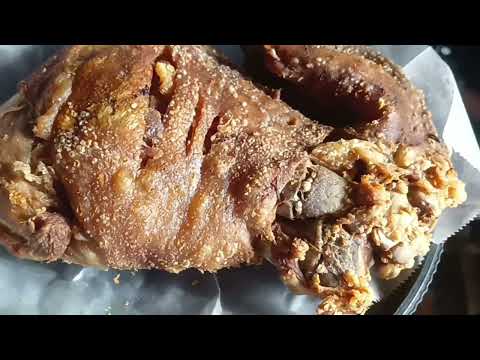 Sulit sa sarap at laki Ang Crispy PATA mga idol #foodie #foodvlog