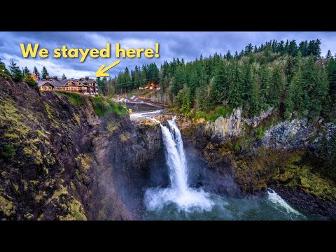 24 Hours at a Historic Hotel on top of a Waterfall in Washington - Salish Lodge