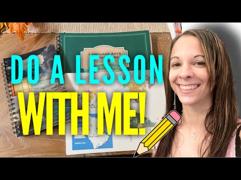 The Good and The Beautiful Language Arts Level 6 || Do a Lesson with me