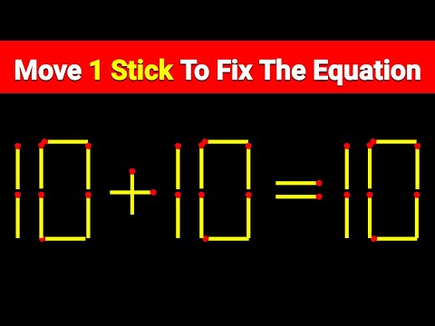 If you are genius solve this || Matchstick puzzle || Ep : 17