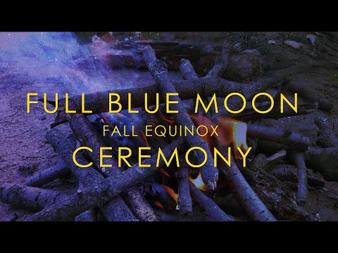 Full Blue Hunters Moon 2020 🔥 LIVE Ceremony Shaman Drums, GONG & Didgeridoo | Solar Music