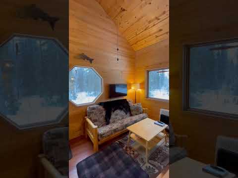 Full cabin tour video comes out this week, please subscribe!        #alaska #cabin #asmr #cozycabin