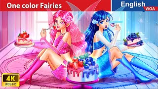 One color Fairies 💙❤️ Princess Story🌛 Fairy Tales in English @WOAFairyTalesEnglish