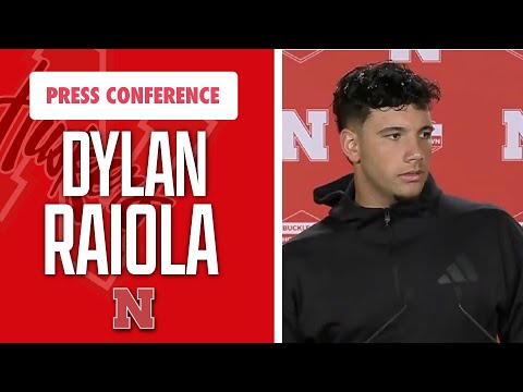 Nebraska Football QB Dylan Raiola meets with the media on Tuesday ahead of Ohio State game I GBR