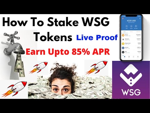 How To Stake WSG To Earn WSG Passive Income: Stake Wall Street Games Token at 85% APR: Live Proof