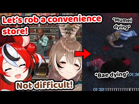 Bae and Mumei's Convenience Store Robbery Went VERY Wrong and It's HILARIOUS