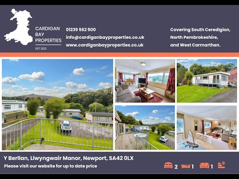 Property For Sale - Freehold Chalet on a holiday park on its own land, in Newport Pembrokeshire