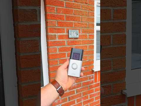 Doorbell Install in Record Time 🫡