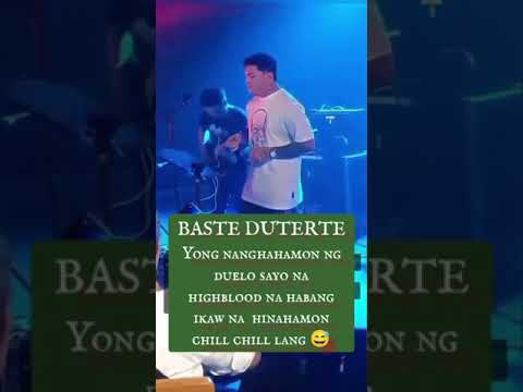 BASTE DUTERTE UNBOTHERED SA DUELO  CHILL CHILL LANG 💚💚💚 | #basteduterte #dutertefamily #duterte