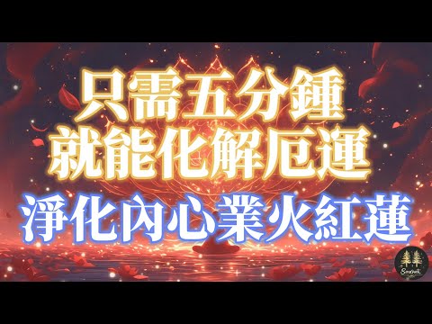 高效淨化音波  只需五分鍾 能化解厄運 清除霉運 越聽越順 淨化內心業火紅蓮 清除業力 提升靈性 強大心靈療愈功效 心靈修複 內心平靜 立刻改善睡眠質 助眠音樂 吸引力法則冥想音樂