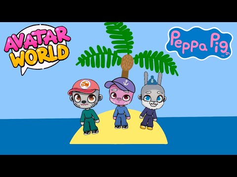 Peppa Pig in Avatar World | Desert Island🏝️ | Avatar World