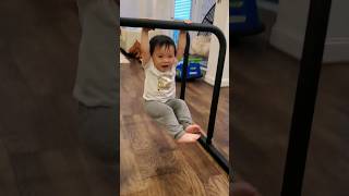 Toddler's Playtime: Hanging Around on the Bars! #shorts #toddler #cute