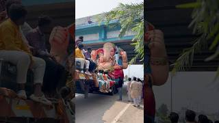 Ganpati Visarjan 2024 #ganpati #Ganesh nimajjanam #ganpatibappamorya #Big Ganesh Stuck