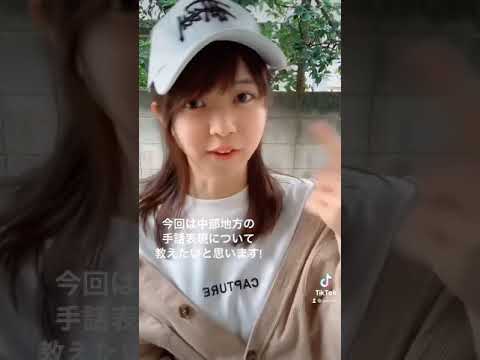 中部地方の手話【難聴うさぎ】【TikTok】