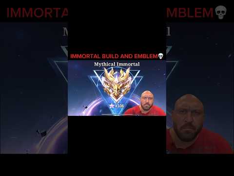 ALPHA BEST BUILD AND EMBLEM IN IMMORTAL RANK #tyrant #mlbb #shorts