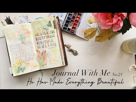 Journal With Me No.21 | He Has Made Everything Beautiful: Illustrated Faith Print And Pray Elements